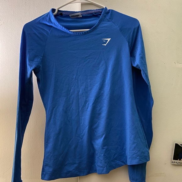 Gymshark Tops - Gymshark Blue long sleeve shirt